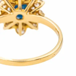 Bague Pompadour Or jaune Saphir