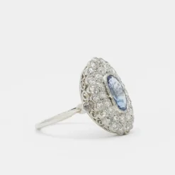 Bague pompadour saphir 1930