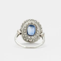 Bague pompadour saphir 1930