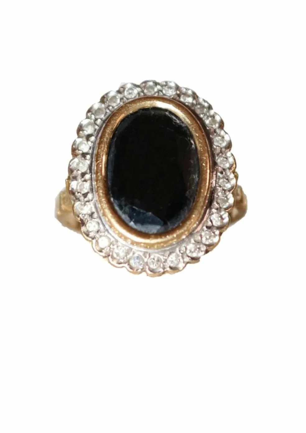 Bague Pompadour Saphir Diamants