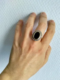 Bague Pompadour Saphir Diamants
