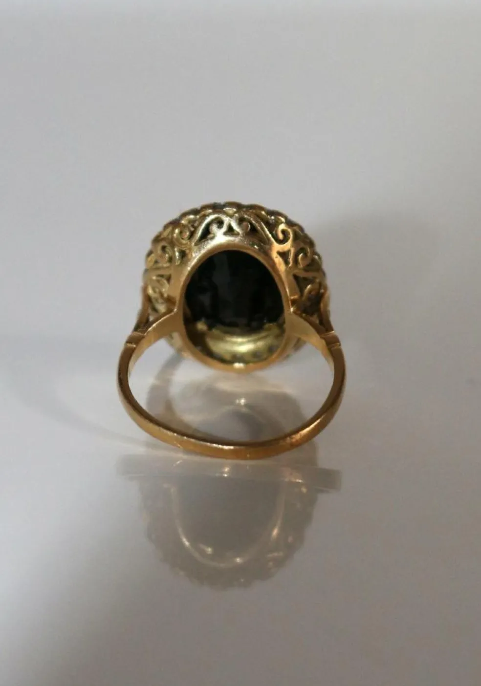 Bague Pompadour Saphir Diamants