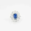 Bague Pompadour Saphir et Diamants