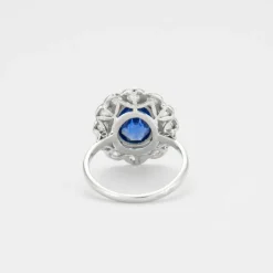 Bague Pompadour Saphir et Diamants