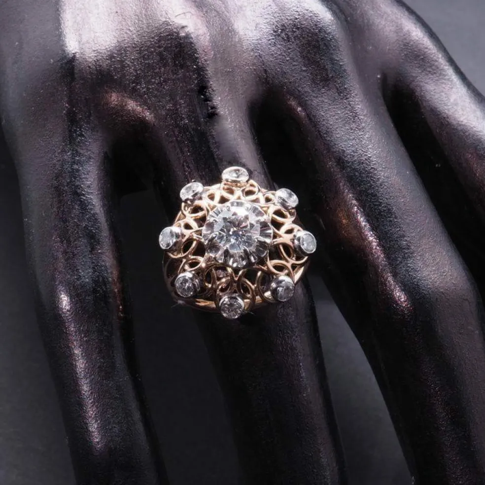 Bague époque années 50 Diamants