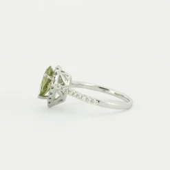 Bague Péridot Diamants