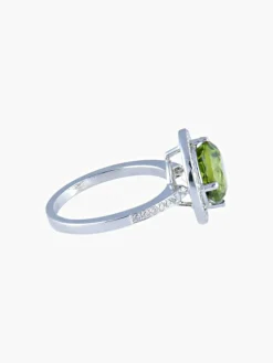 Bague Péridot Diamants