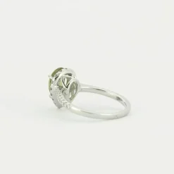 Bague Péridot Diamants