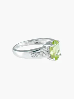 Bague Péridot Diamants