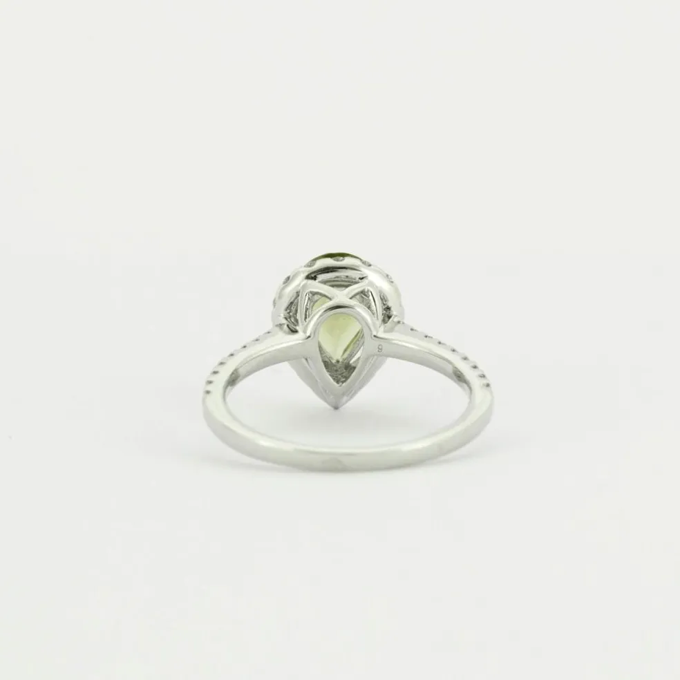 Bague Péridot Diamants