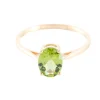 Bague Péridot ovale
