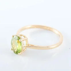 Bague Péridot ovale