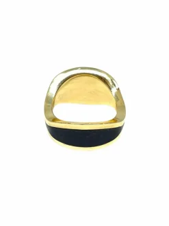 Bague Puig Doria , bois et ivoire