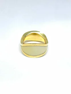Bague Puig Doria , bois et ivoire