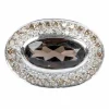 Bague Quartz fumé Diamants