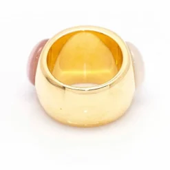 Bague QUARZ BUBBLE en Or et Quartz
