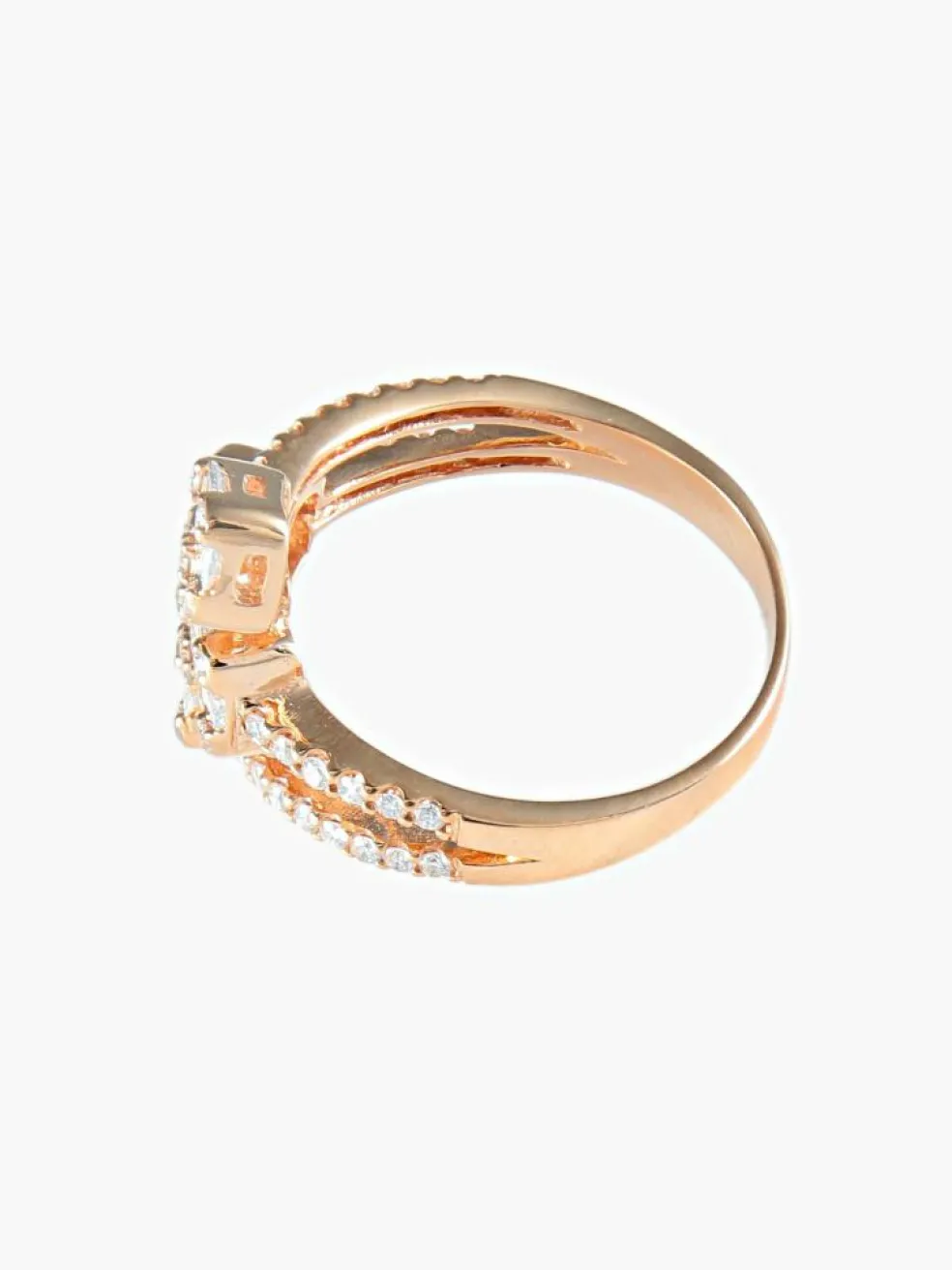 Bague Quatre Or jaune Diamants