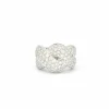 Bague Recarlo en or blanc avec diamants 2 carats