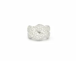 Bague Recarlo en or blanc avec diamants 2 carats