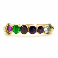 Bague "REGARD" (Multi Gemstone), or jaune 14 carats 10806-6711