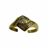 Bague rhomboïde avec diamants, années 1990