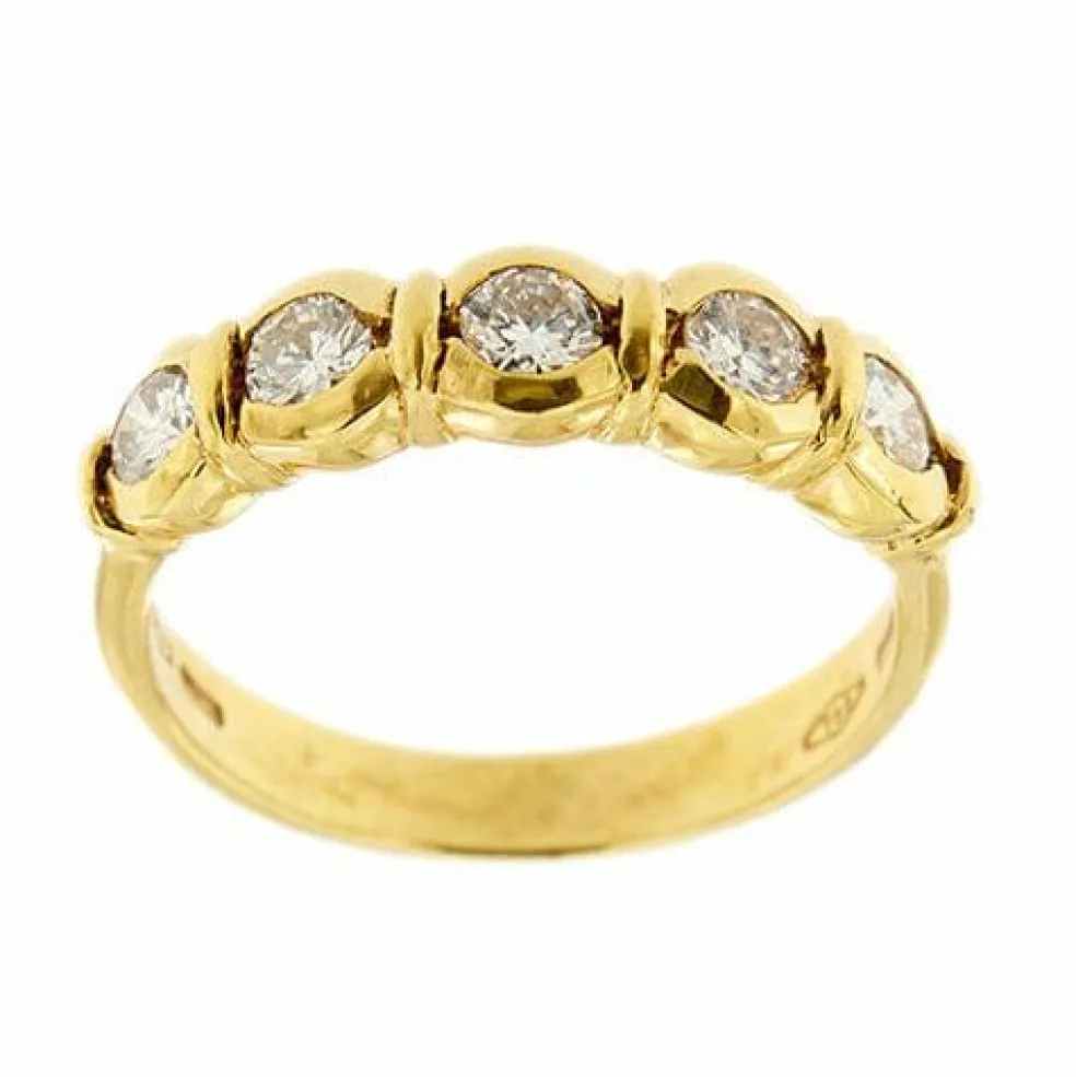 Bague Riviera avec diamants de 0,50 ct