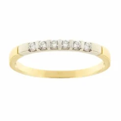 Bague Riviera avec diamants de 0,24 ct