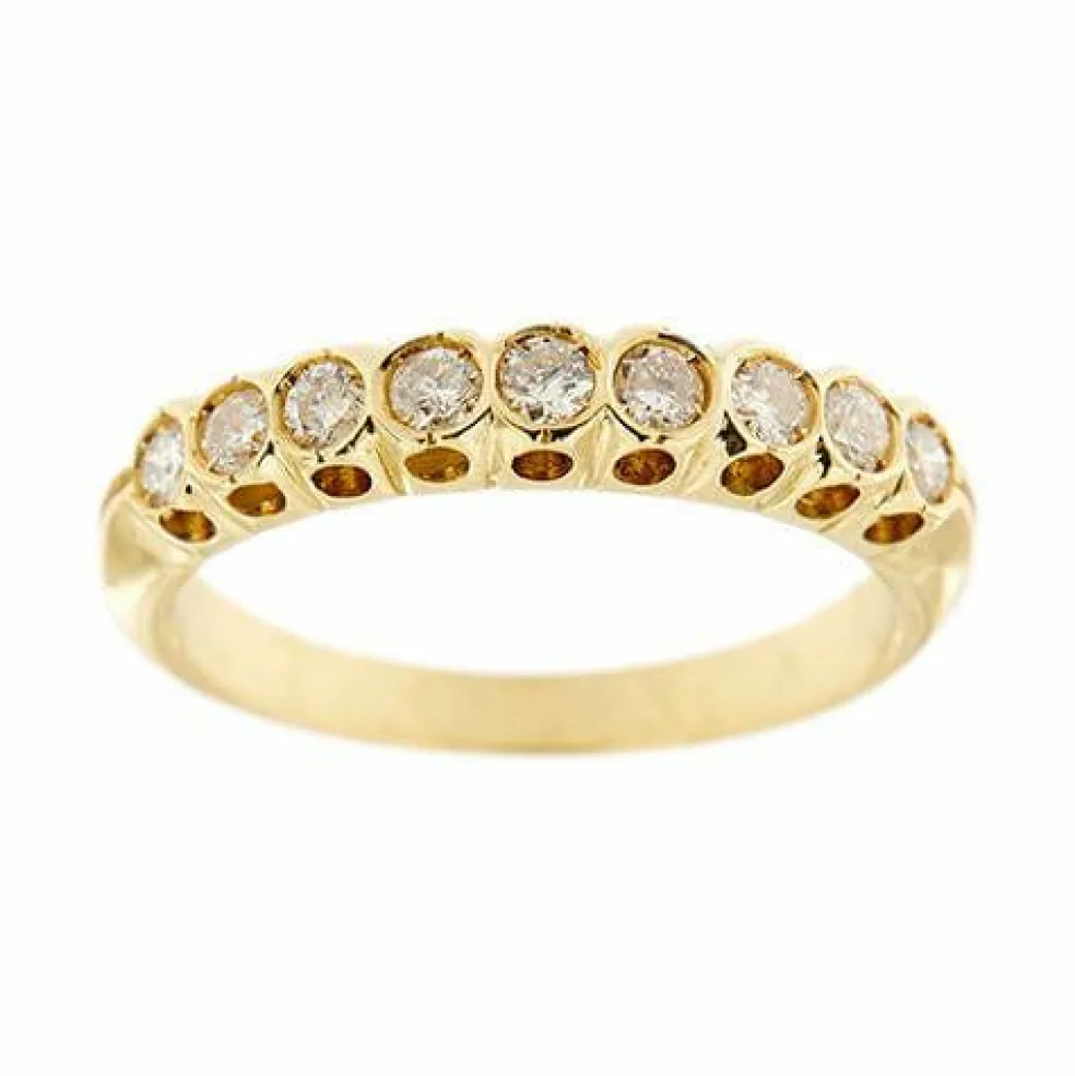 Bague Riviera avec diamants de 0,60 ct