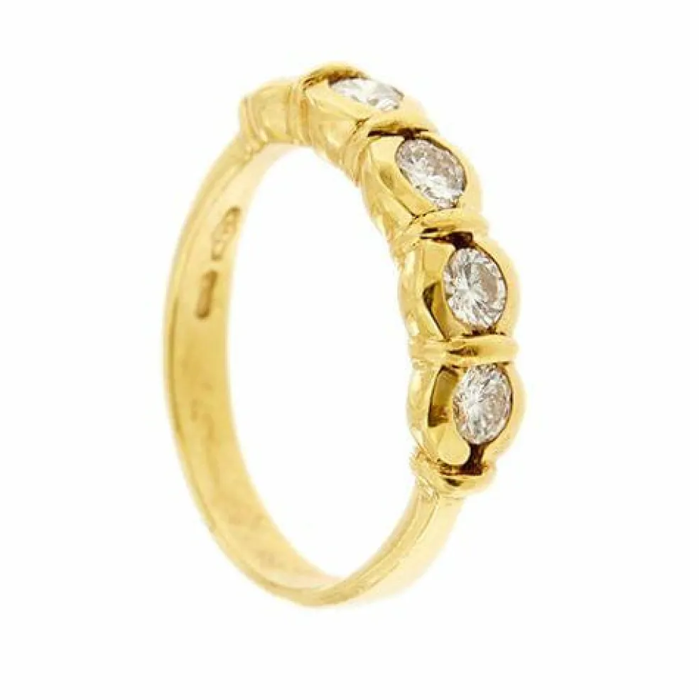 Bague Riviera avec diamants de 0,50 ct