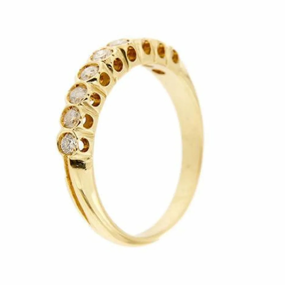 Bague Riviera avec diamants de 0,60 ct