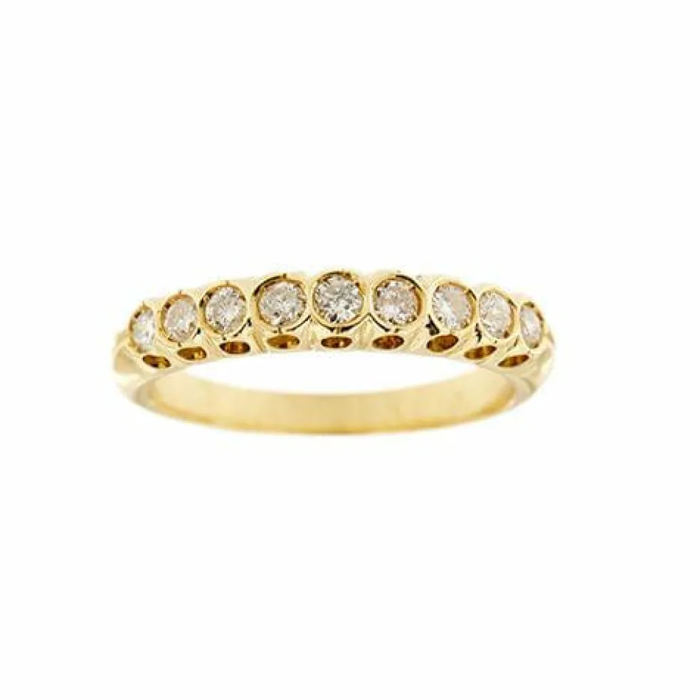 Bague Riviera avec diamants de 0,60 ct