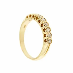 Bague Riviera avec diamants de 0,60 ct
