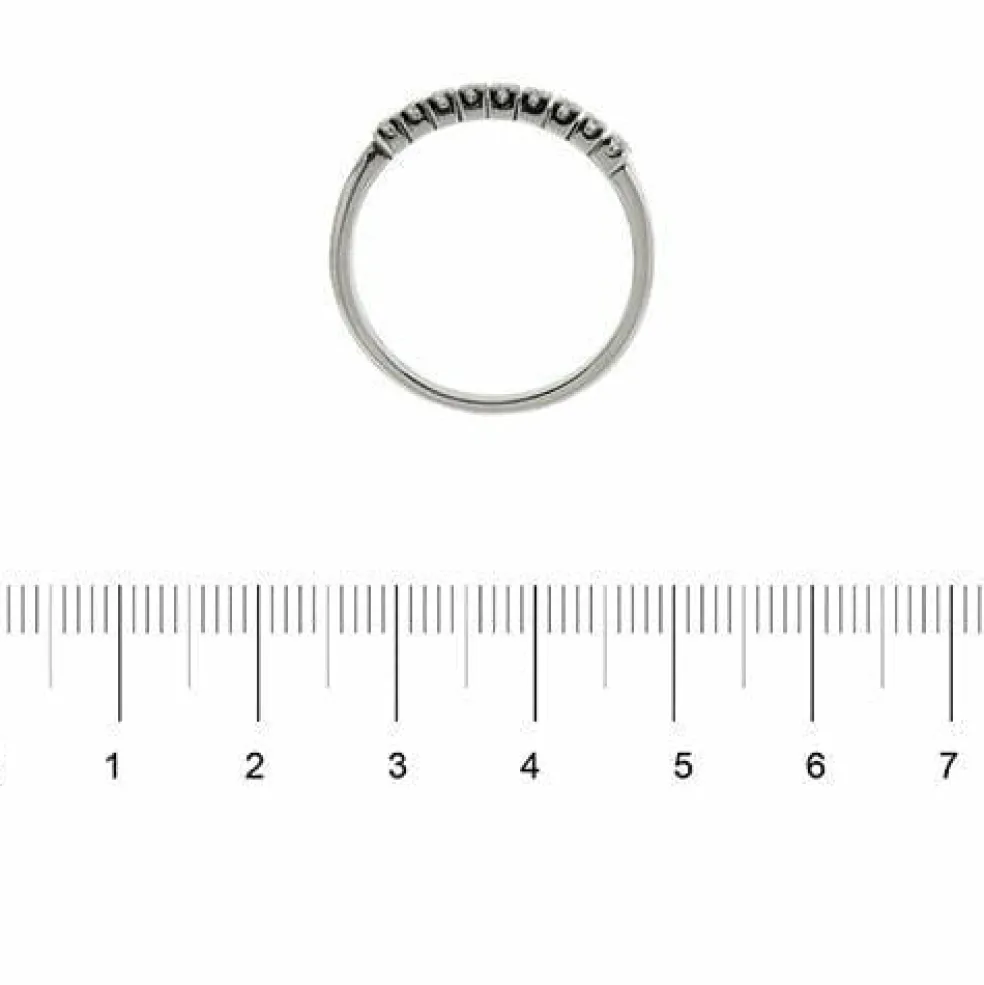 Bague Riviera avec diamants de 0,27 ct