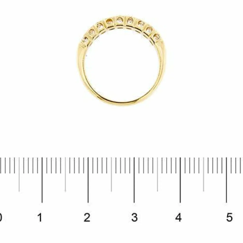 Bague Riviera avec diamants de 0,60 ct