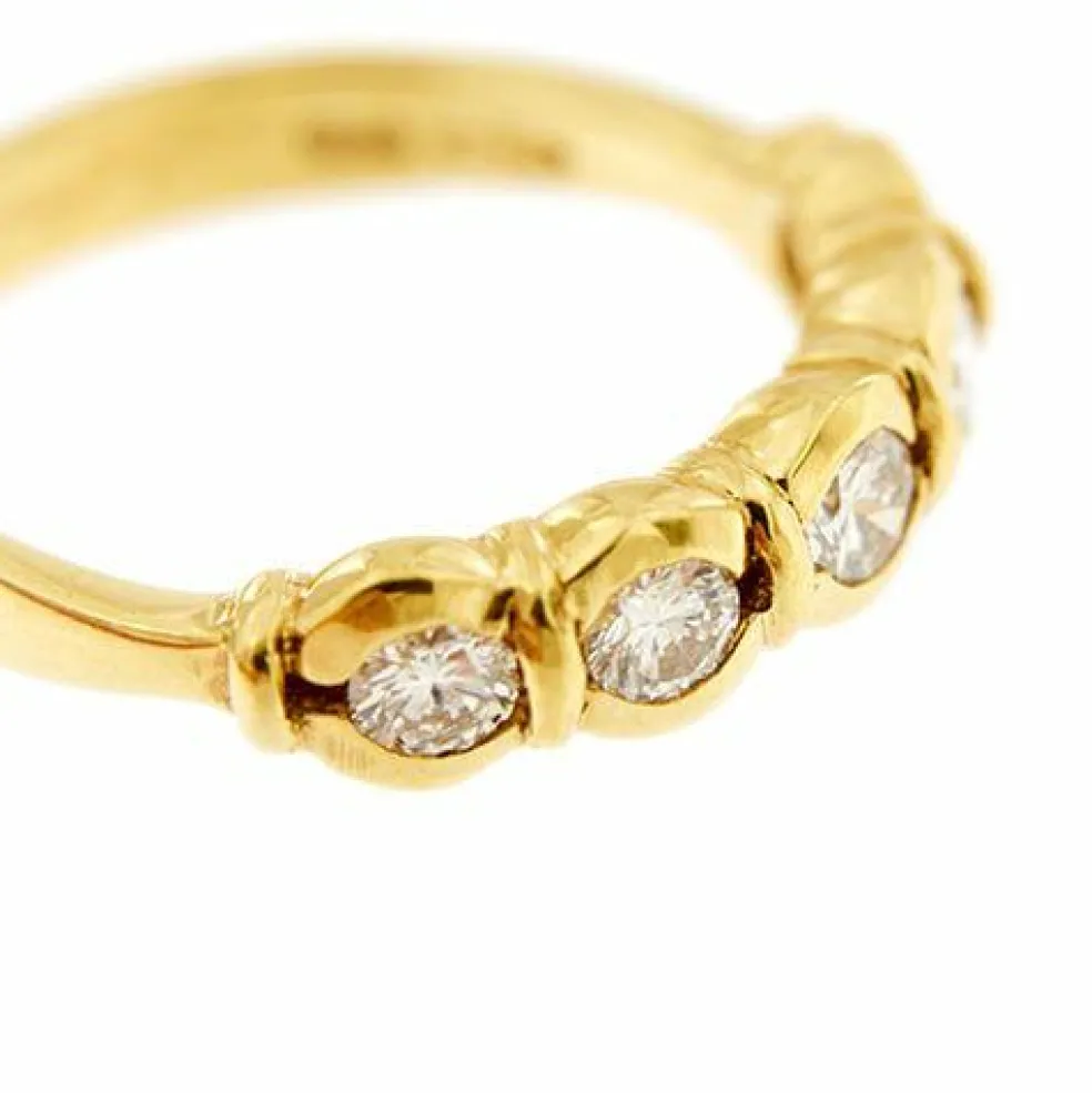 Bague Riviera avec diamants de 0,50 ct