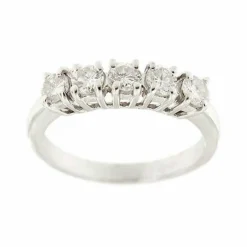 Bague Riviera en diamant de 0,75 ct