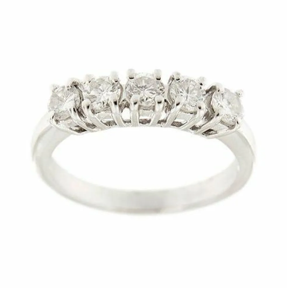 Bague Riviera en diamant de 0,75 ct