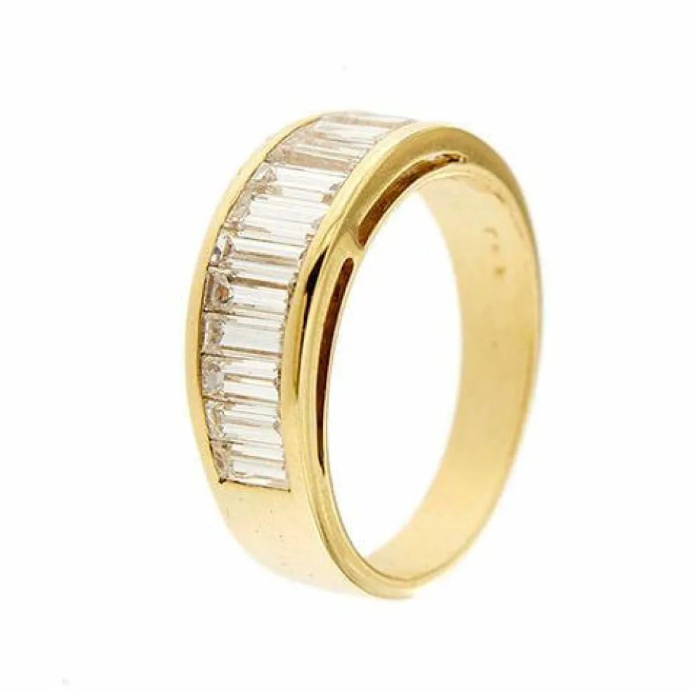 Bague Riviera en diamant de 1,27 ct