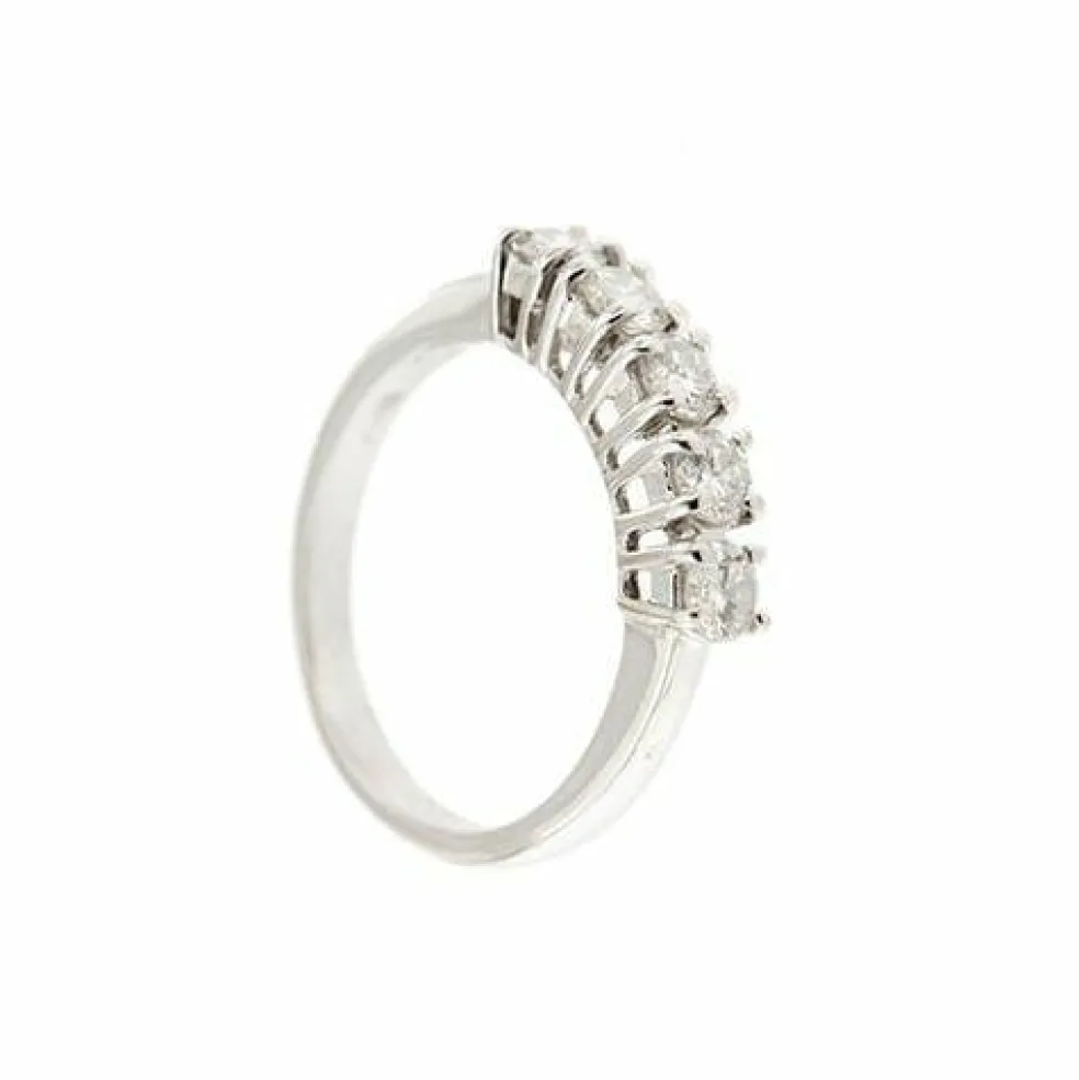 Bague Riviera en diamant de 0,75 ct