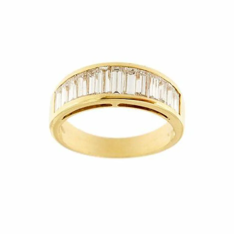 Bague Riviera en diamant de 1,27 ct