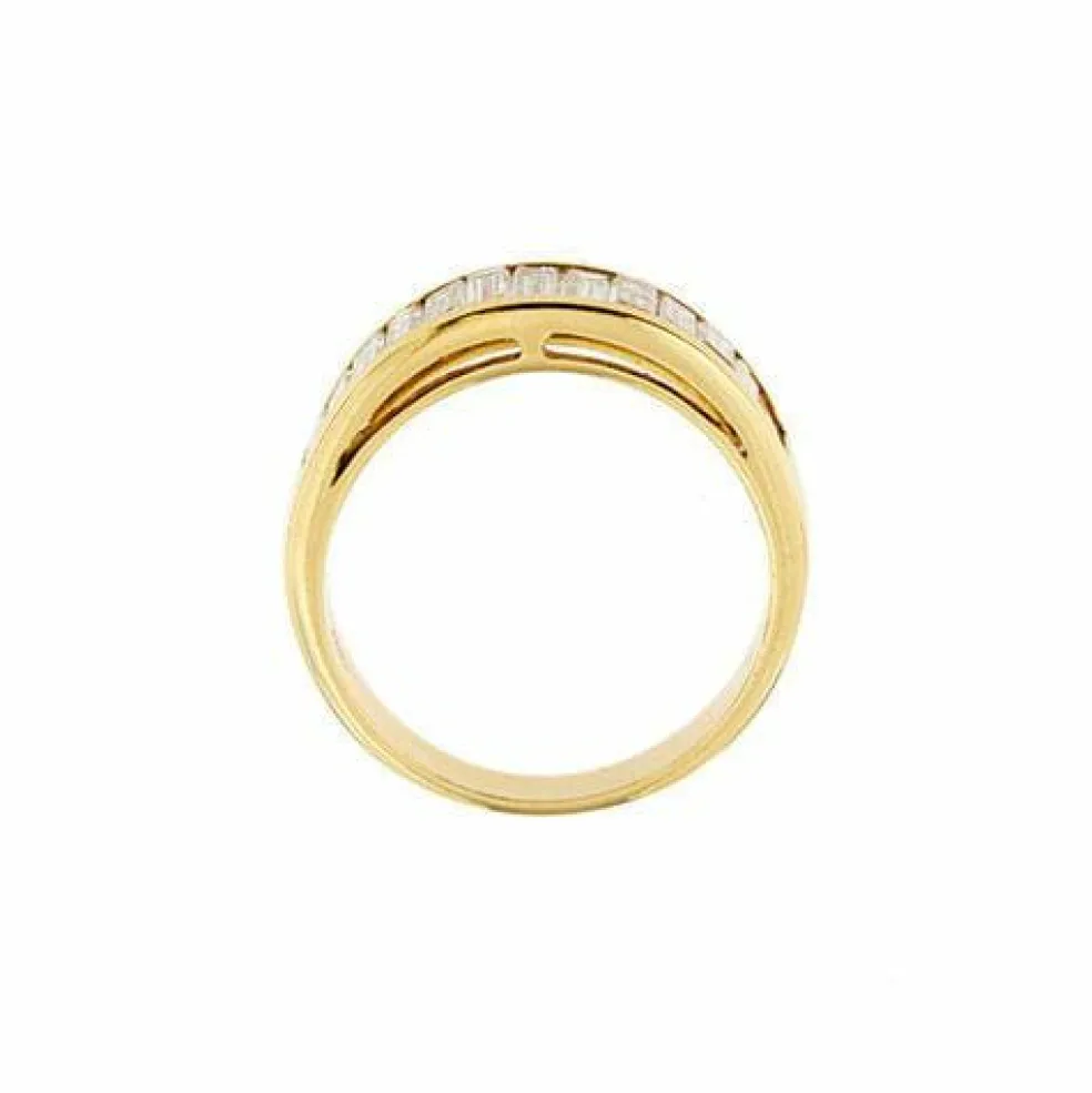 Bague Riviera en diamant de 1,27 ct