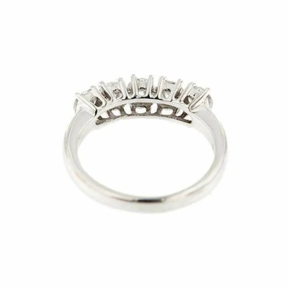 Bague Riviera en diamant de 0,75 ct