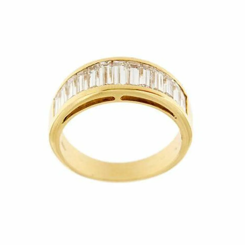 Bague Riviera en diamant de 1,27 ct