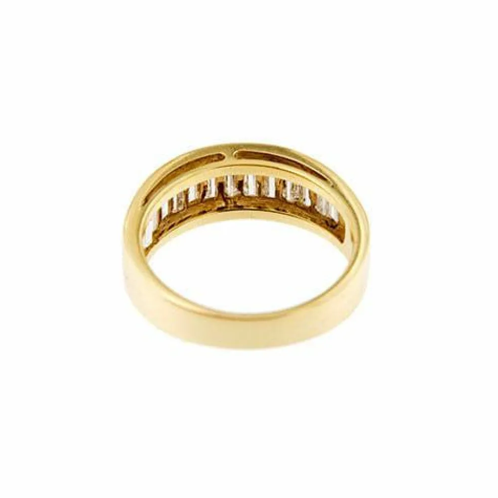 Bague Riviera en diamant de 1,27 ct