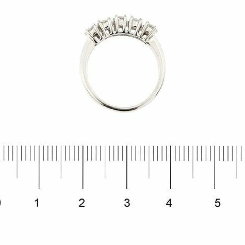 Bague Riviera en diamant de 0,75 ct