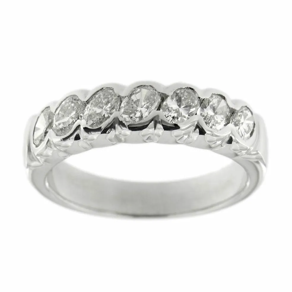 Bague Rivière avec diamants 1,19 ct