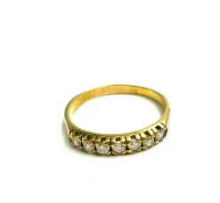Bague Rivière avec diamants années 1960