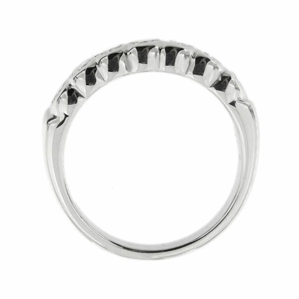 Bague Rivière avec diamants 1,19 ct