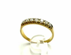Bague Rivière avec diamants années 1960