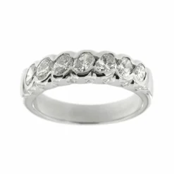 Bague Rivière avec diamants 1,19 ct